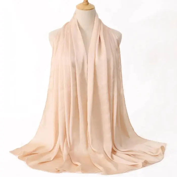 Cross-border Arrival Malaysia Natural Wrinkle All-match Scarf