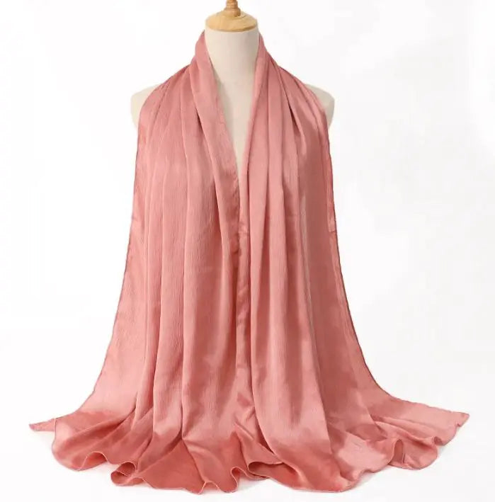 Cross-border Arrival Malaysia Natural Wrinkle All-match Scarf