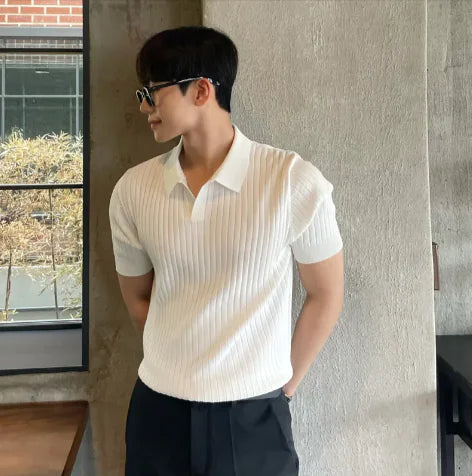 Men's Trendy Knitted T-Shirt