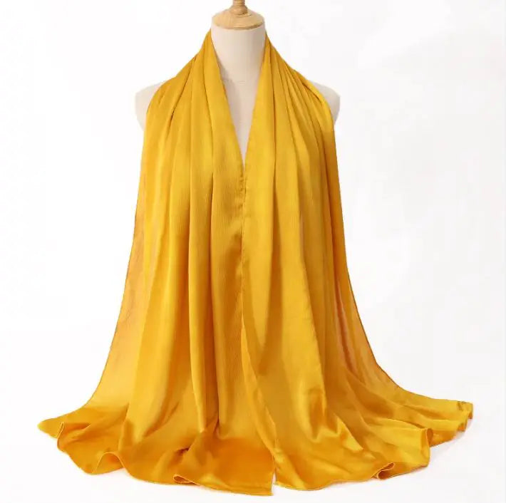 Cross-border Arrival Malaysia Natural Wrinkle All-match Scarf