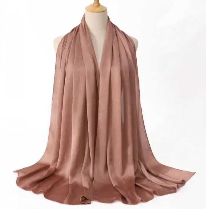 Cross-border Arrival Malaysia Natural Wrinkle All-match Scarf