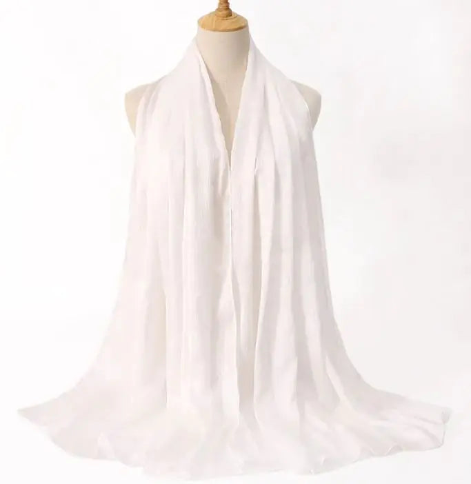 Cross-border Arrival Malaysia Natural Wrinkle All-match Scarf