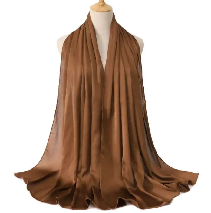 Cross-border Arrival Malaysia Natural Wrinkle All-match Scarf