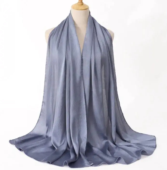 Cross-border Arrival Malaysia Natural Wrinkle All-match Scarf